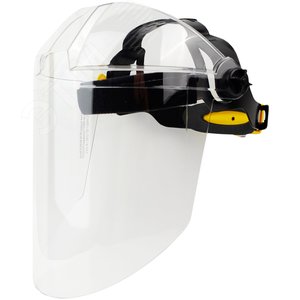 Щиток защитный лицевой НБТ2 ВИЗИОН TITAN (прозрачный козырек из ударопрочного и термостойкого материала STRONG, экран из ударопрочного и термостойкого