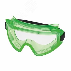 Очки защитные закрытые с прямой вентиляцией ЗП2 PANORAMA (2С-1,2 PС) (прозрачные, мягкий корпус с   широкой полосой обтюрации, регулируемая наголовная