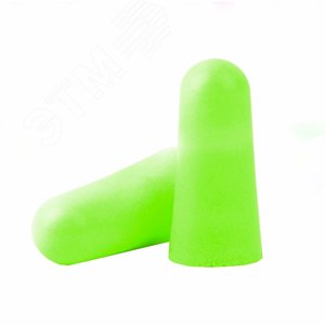 Противошумные вкладыши СМАРТ зеленые (беруши, 1 пара, в упаковке 100 пар)