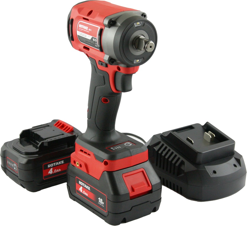 8811 (T1-40D) Гайковерт ударный аккумуляторный бесщёточный 1/2"DR, 18В, 680 Нм