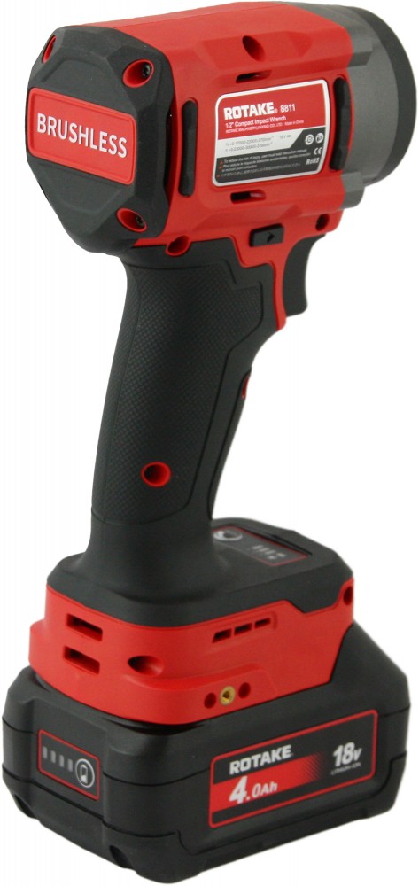 8811 (T1-40D) Гайковерт ударный аккумуляторный бесщёточный 1/2"DR, 18В, 680 Нм