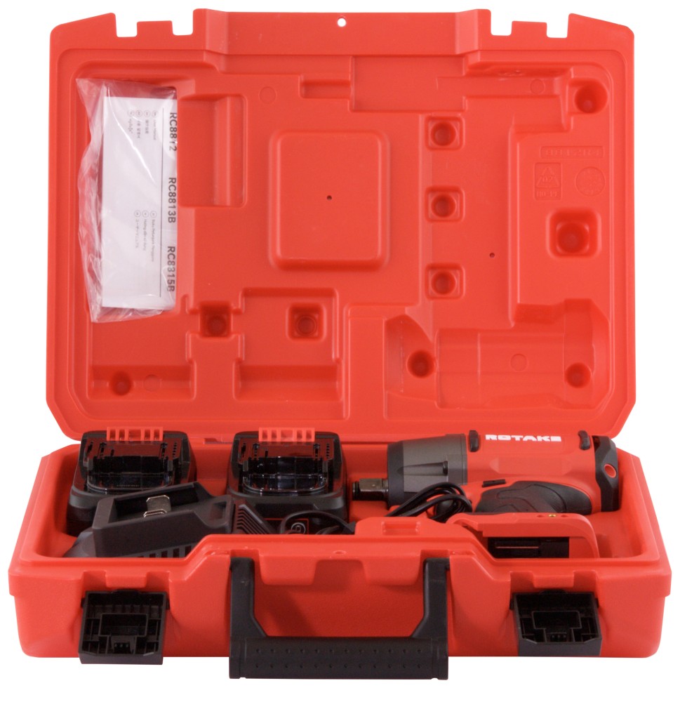 8812 (T2-40D) Гайковерт ударный аккумуляторный бесщёточный 1/2"DR, 18В, 1180 Нм