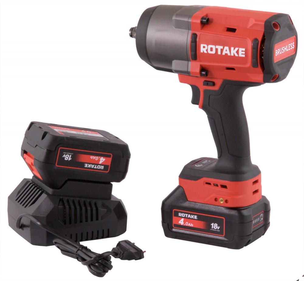 8813 (T3-40D) Гайковерт ударный аккумуляторный бесщёточный 1/2"DR, 18В, 1880 Нм