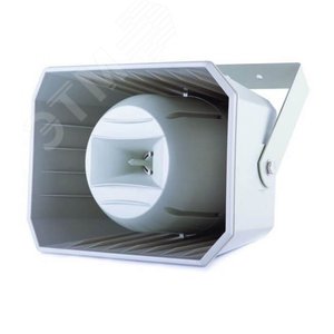 Громкоговоритель рупор 50/25 Вт,100/70 В, 5016000 Гц, IP66, 99дБ, пластик