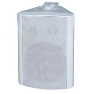 Система двухполосная акустическая 80/40/20/10/5Вт, 8 Ом, 70/100В, 70-20000Гц, кронштейн в комплекте, белый