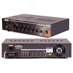 Усилитель 240 Вт, 3 микр./2 лин. входа