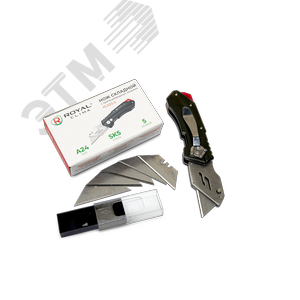 Нож складной с трапециевидным лезвием KL023-5