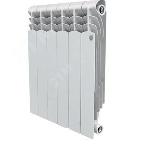 Радиатор алюминиевый секционный 500/100/4 боковое подключение