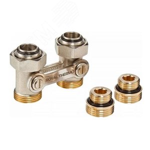 Узел нижнего подключения радиатора прямой 1/2' х 3/4'EK