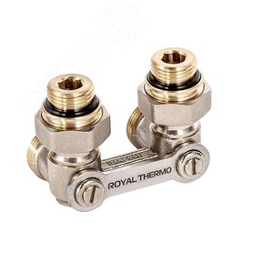 Узел нижнего подключения радиатора угловой 1/2' х 3/4'EK