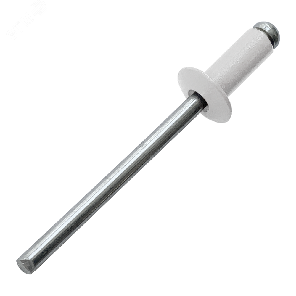 Заклепка 4.0х10 вытяжная Daxmer алюминий/сталь    RAL9003 (1000шт)