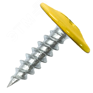 Саморез металл/металл 4.2х16 пресс-шайба острый RAL1018