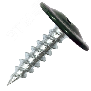 Саморез металл/металл 4.2х16 пресс-шайба острый RAL6002