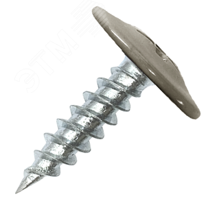 Саморез металл/металл 4.2х16 пресс-шайба острый RAL7005