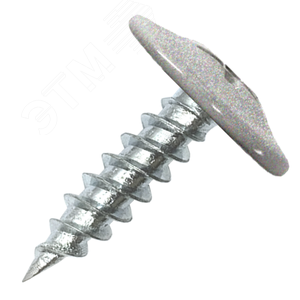 Саморез металл/металл 4.2х16 пресс-шайба острый RAL9006