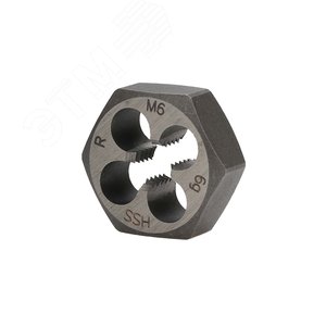 Плашка М 6,0х1,0 DIN382 (6-гранная) HSS 6g 18х7мм
