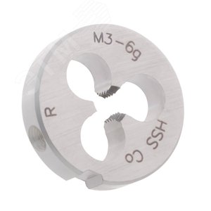 Плашка М 3,0х0,5 DINEN22568 HSSE 6g 20х5мм