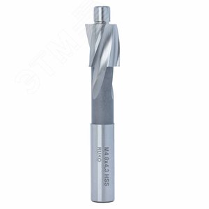 Цековка цилиндрический хвостовик M4 4,3/8мм (Проходная чистовая) DIN373 180 градусов HSS-G