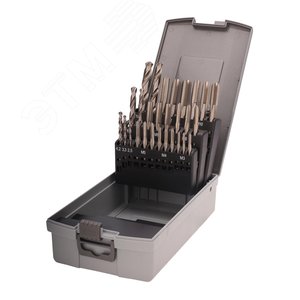 Набор метчиков комплектных M3 -M12 HSSE DIN352 (+ сверла) 28 предметов