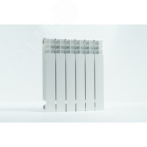 Радиатор биметаллический секционный 500/100/6 боковое подключение