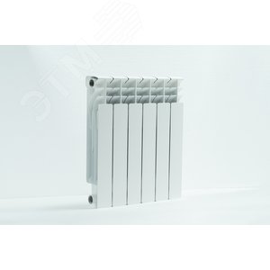 Радиатор алюминиевый секционный 500/100/6 боковое подключение