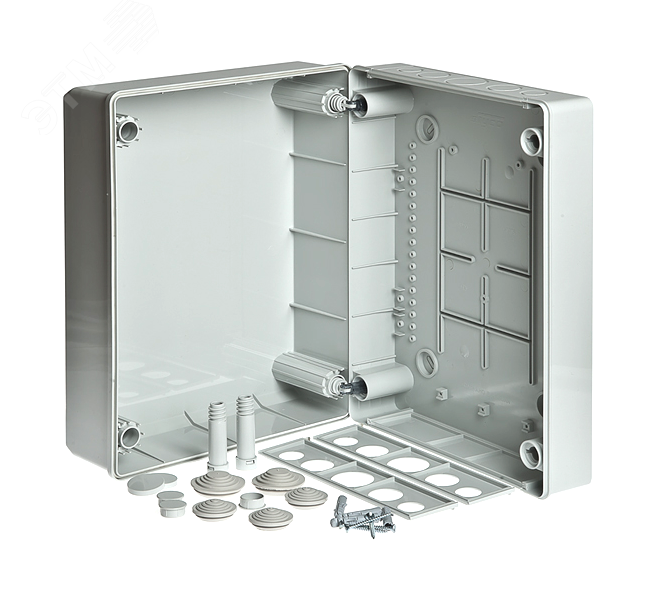 Корпус монтажный пластиковый 370х275х135мм с монтажной панелью IP55 TYCO