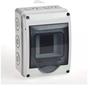 Щиток Tyco навесной 3 модулей с дверью заземляющие шины IP65