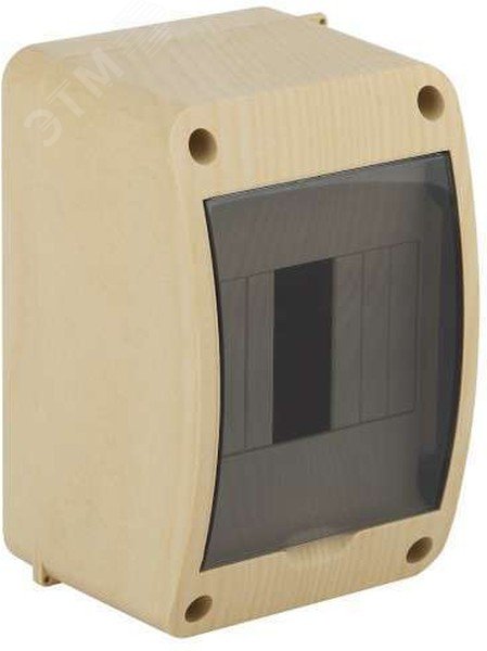 Щит распределительный навесной ЩРн-П-4 сосна вертикальная дверь светлая основа пластиковый