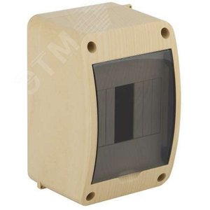 Щит распределительный навесной ЩРн-П-4 сосна вертикальная дверь светлая основа пластиковый