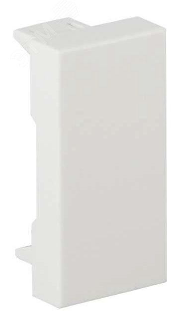 Заглушка модульная 45х22.5мм белая