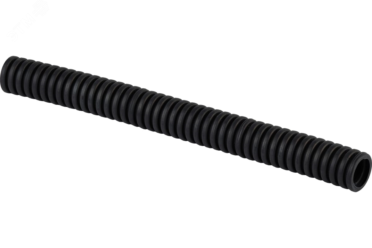 Труба гибкая ПНД 25мм черная с протяжкой