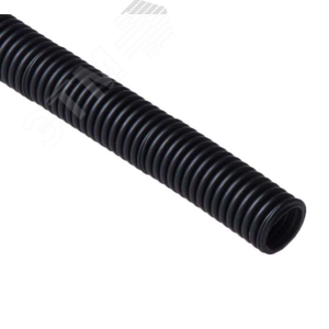 Труба гибкая 16мм с протяжкой ПНД черная