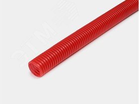 Труба гофрированная 16мм ПНД красная для металлопластиковых труб