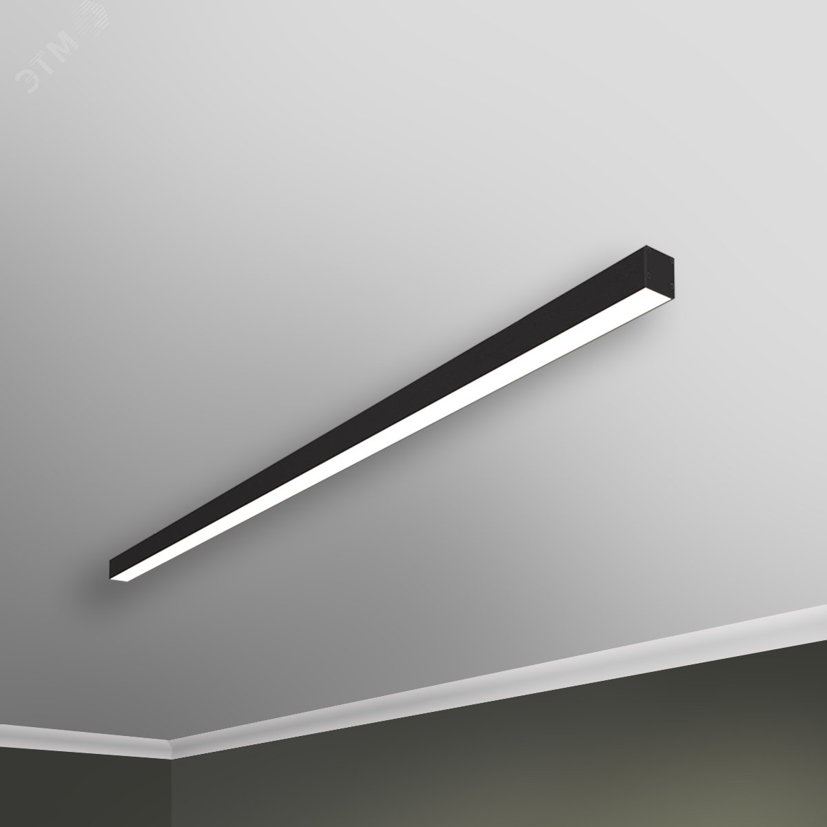 Светильник светодиодный RVE-PLS2825-500-N (Линейный 500x28x25мм 13Вт накладной 4000K Серый 9006)