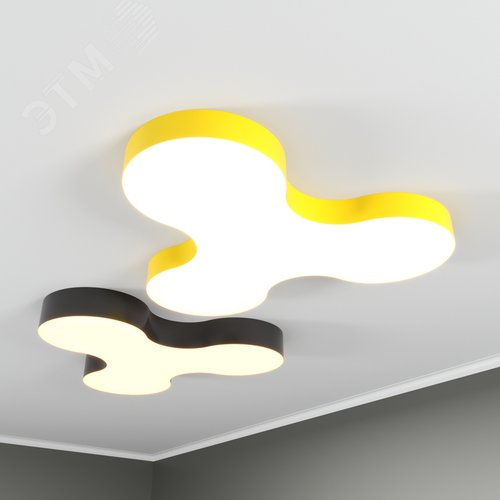 Светильник светодиодный RVE-LBX-SONAR-1000-N (Спинер 1000х919х120мм 56Вт Накладной 4000К Белый)