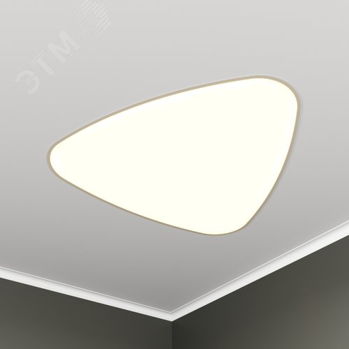 Светильник светодиодный RVE-LBX-LITUS-1030-V (Треугольник Рело закругл. 1030х980х120мм 74Вт встраиваемый 4000K Белый)