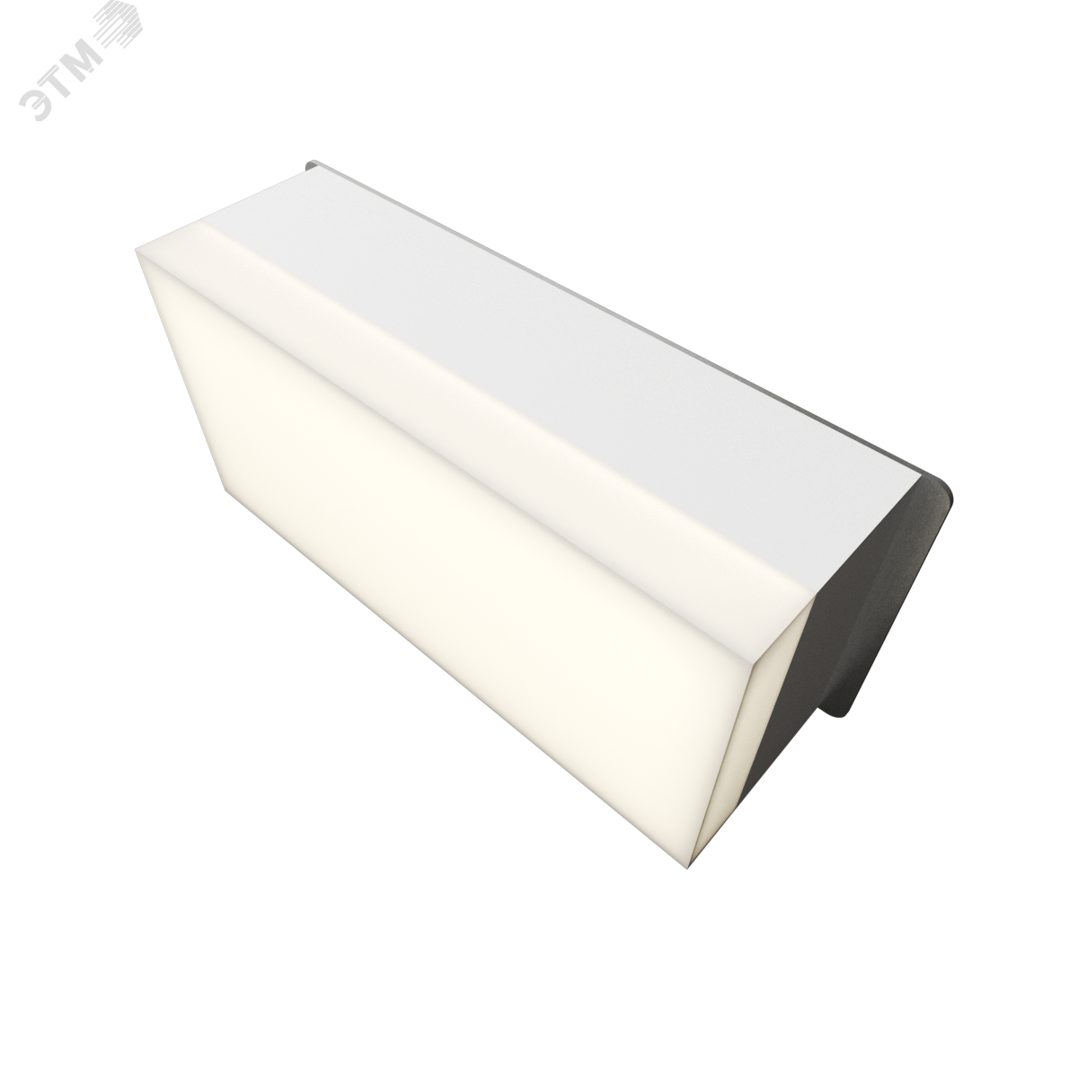 Светильник светодиодный RVE-LBX-LUMO20-PLAZA10020010-1-GR (Прямоугольник Грильято 1шт 90х190х60мм 12Вт встраиваемый 4000K Белый)