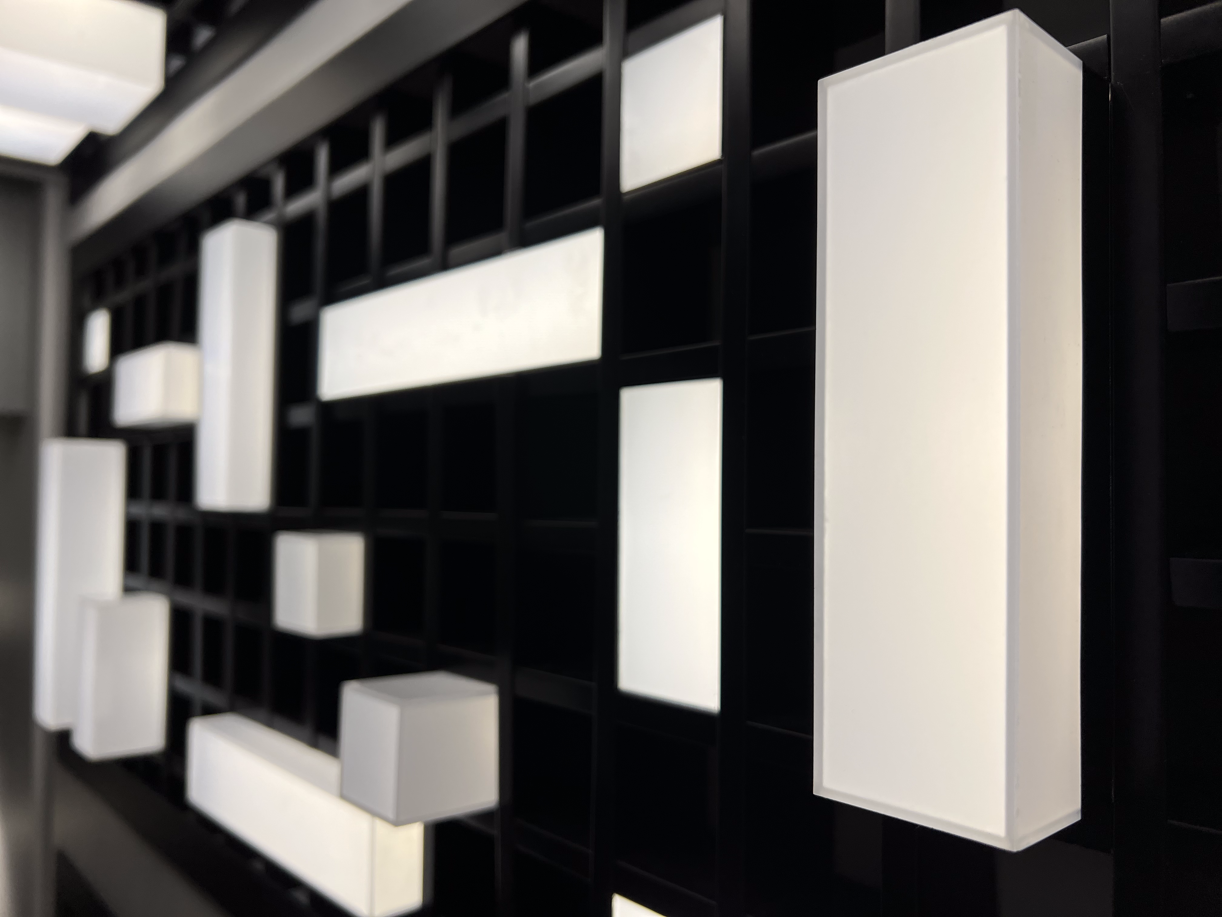 Светильник светодиодный RVE-LBX-PLAZA-7510-6-GR (Квадрат Грильято 6шт 65х65х40мм 27Вт встраиваемый 4000K Белый)