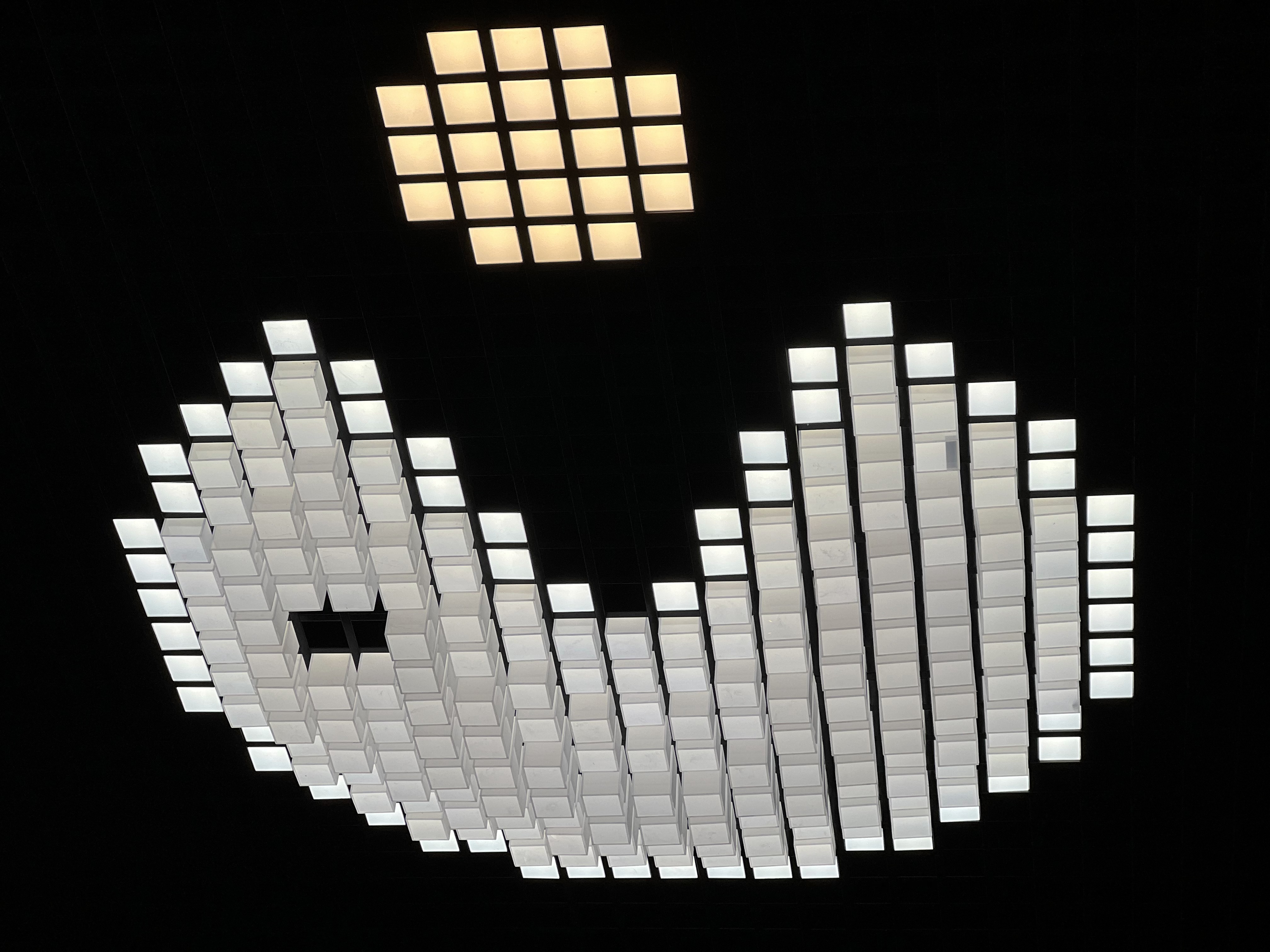 Светильник светодиодный RVE-LBX-LUMO20-PLAZA5010-3-GR (Квадрат Грильято 3шт 40х40х60мм 8Вт встраиваемый 4000K Белый)