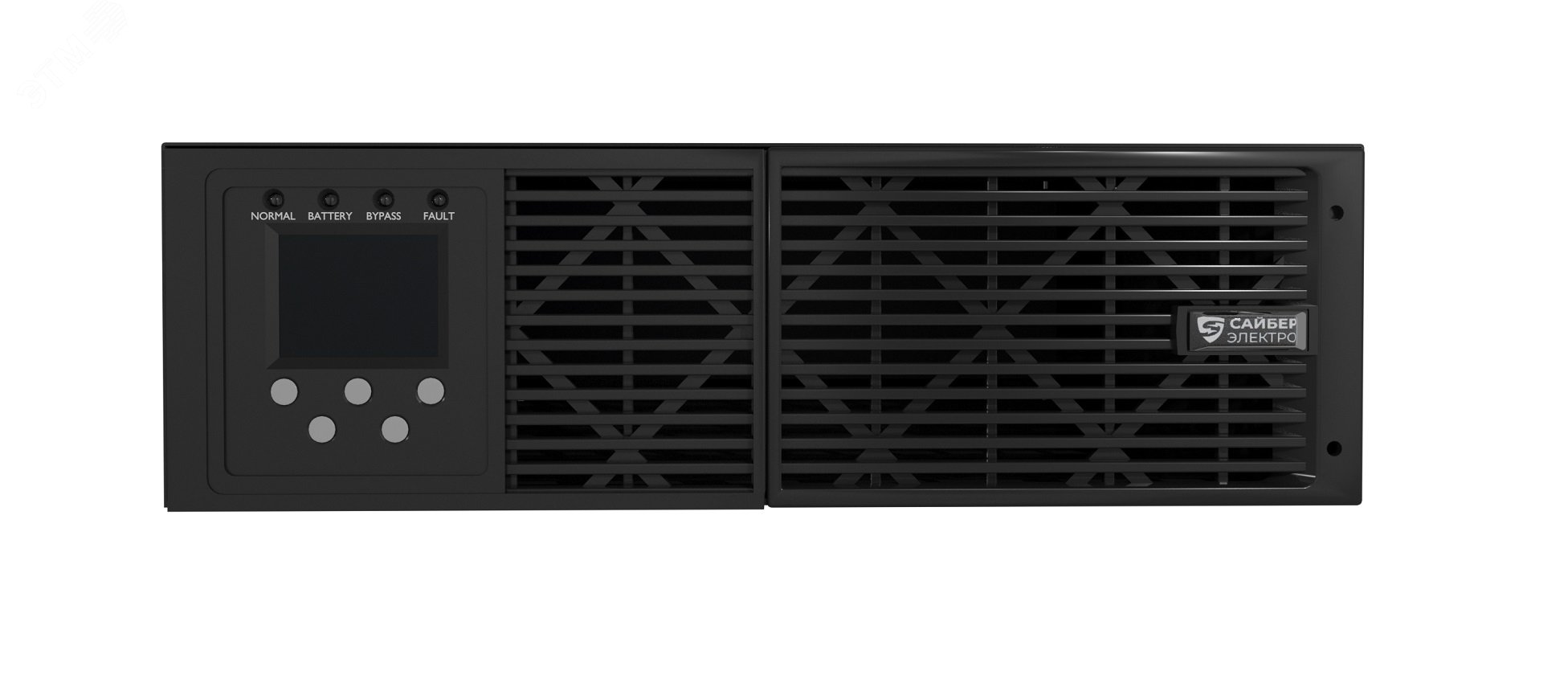 Источник бесперебойного питания Online, Rack/Tower 1000ВА/900Вт. USB/RS-232/SNMP Slot/EPO, 8 IEC С13, 2U, без АКБ