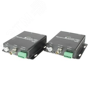 Комплект передатчиков HDCVI/HDTVI/AHD/CVBS, 1хFC, 1хBNC, 1310/1550 нм, до 20 км