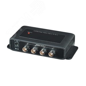 Разветвитель BNC 1 вход - 4 выхода, AC 24V, DC 12V