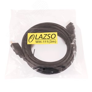 Кабель HDMI - HDMI 2.0, длина 3 м, чёрный WH-111(3m)