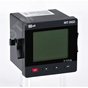 Мультиметр цифровой 72х72мм трехфазный, вход 100В 5А, RS485, LCD-дисплей МТ-72D
