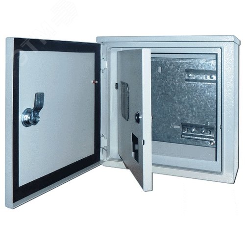 Корпус учетный навесной ЩРУН-1/7 300х310х150 IP54 1-фазн. 7мод. метал