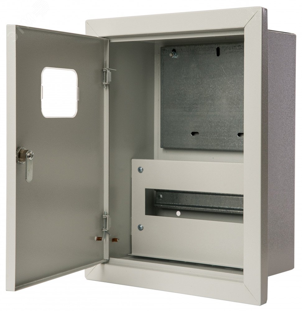 Щит учетно-распределительный встраиваемый ЩУРВ-1/12 IP31 металлический