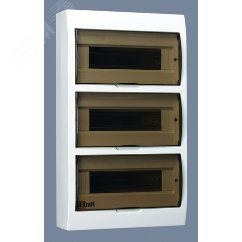 Щит распределительный навесной ЩРн-36 IP41 пластиковый прозрачная дверь