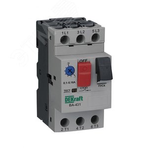Автоматический выключатель для защиты двигателя трехполюсной 17,0-23,0A 15кА ВА-431