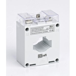 Трансформатор тока ТШП-0.66 0.5 100/5 5ВА, диаметр 30мм