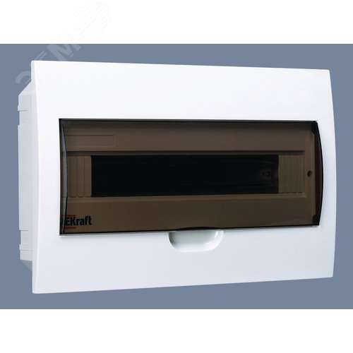 Щит распределительный встраиваемый ЩРВ-П-18 IP41 пластиковый прозрачная дверь